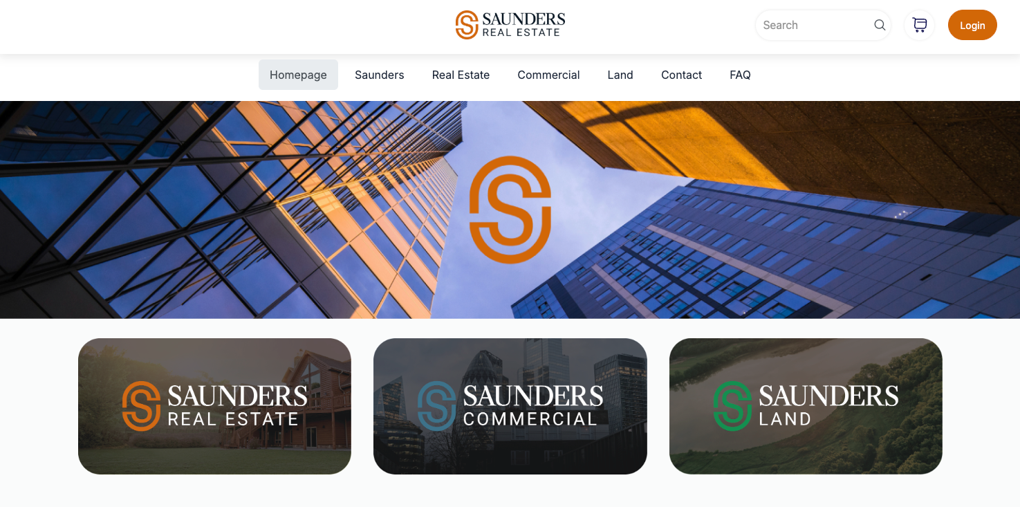 Saunders Real Estate store