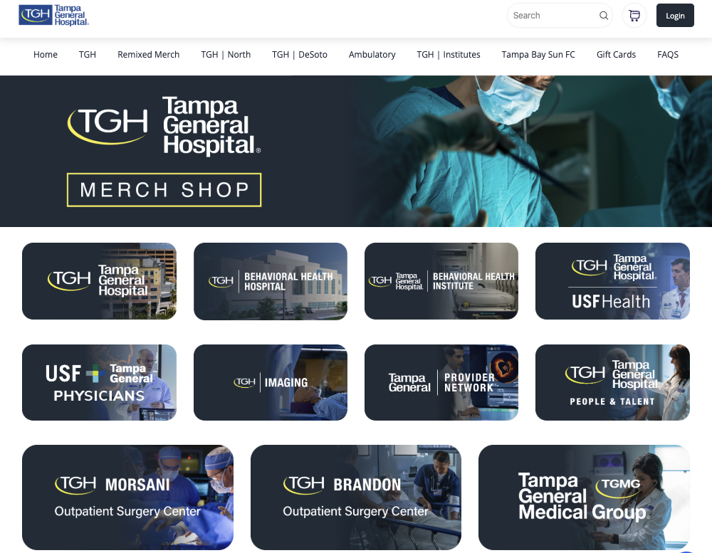 TGH merch shop