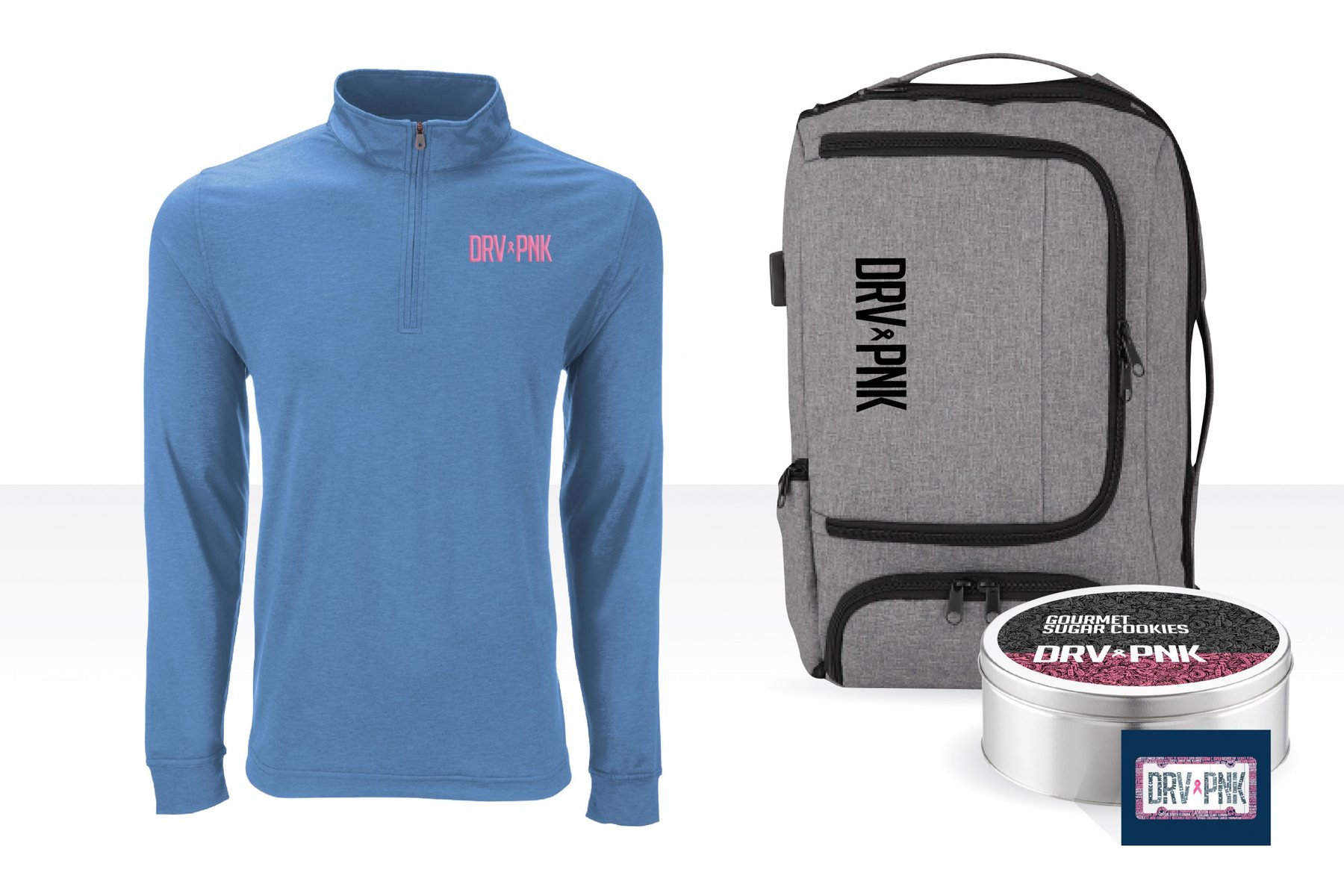 AutoNation Drive Pink campaign product in use at a dealership