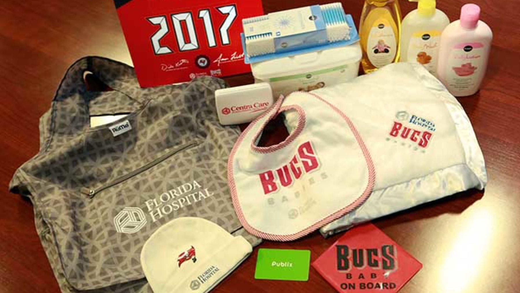 AdventHealth Bucs Babies healthcare recognition program produced by Bagley